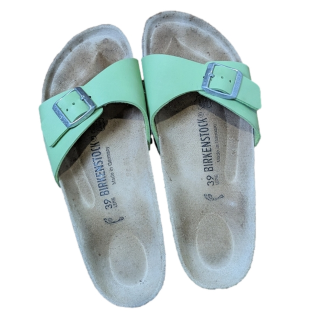 Green Birkenstocks Size 39